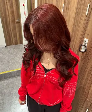 ロング カラー ash西葛西 今井瑚子のヘアスタイル