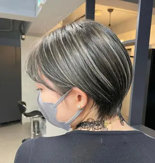 ショート カラー 新宿/韓国風レイヤー 髪質改善/ジャッキーのヘアスタイル