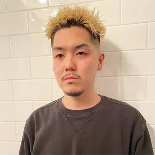 ショート カラー パーマ ヘアアレンジ メンズ キッズ ネイル マツエク・マツパ 中元 淳のヘアスタイル