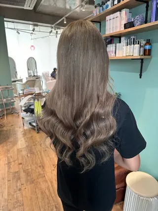 ロング カラー 🧸プルエクステ❤︎ ネイルKAO🧸のヘアスタイル
