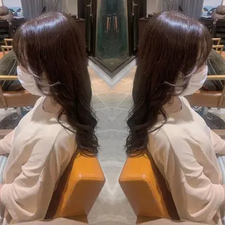 ロング カラー 韓国🇰🇷 ✂︎hair 内田愛のヘアスタイル