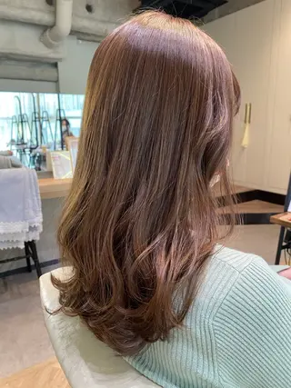 セミロング カラー 新宿 / Aujua ｿﾑﾘｴ🫧森田涼介のヘアスタイル