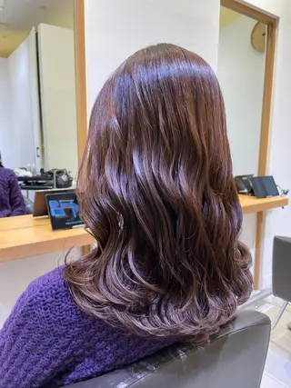 ロング パーマ ARMONY秋山輝也 コテ巻き風パーマ特化のヘアスタイル