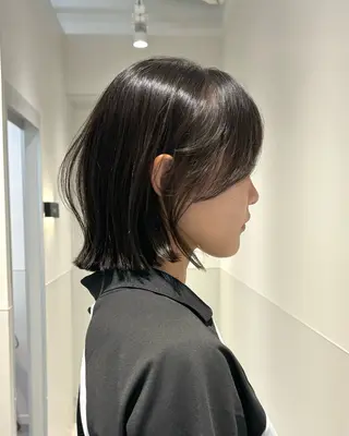 ショート カラー パーマ ヘアアレンジ メンズ 切りっぱなしヘア/ ブリーチなしカラー撩のヘアスタイル