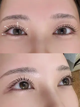 マツエク・マツパ LUNELLA☾ ໋ SANKAのマツエク・マツパデザイン