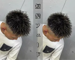 ショート メンズ era2d所属・マコト/心斎橋 メンズ専門店のヘアスタイル