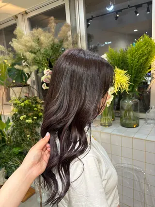 ロング 【梅田カラーモデル】 ミコのヘアスタイル
