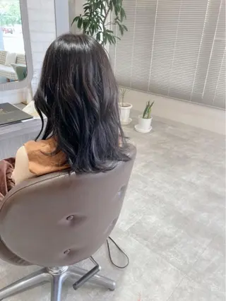 セミロング カラー 星野 美沙のヘアスタイル