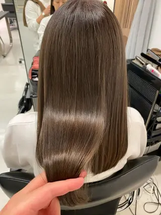 セミロング カラー ヘアアレンジ 似合わせ専門美容師 なかじまのヘアスタイル