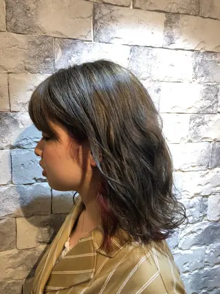 ミディアム カラー AUBE HAIRazul吉祥寺所属・綺麗な髪質にしたい方 限定🌈清水　祥のヘアスタイル