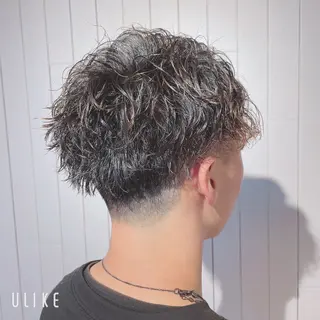 セミロング パーマ メンズ ❣️モードケイズ塚口 和田一将のヘアスタイル