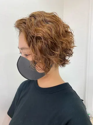 ショート パーマ 🌼上水流 彩乃🌼のヘアスタイル