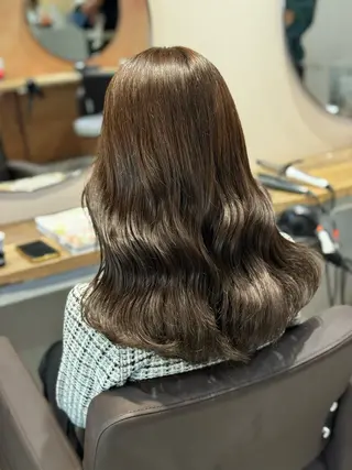 セミロング カラー 👾TAMURA MAAYA👾のヘアスタイル