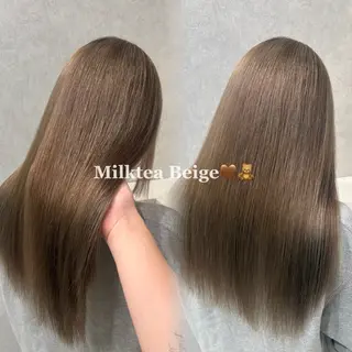 ロング カラー 韓国レイヤー🇰🇷 艶カラー/yui💞のヘアスタイル