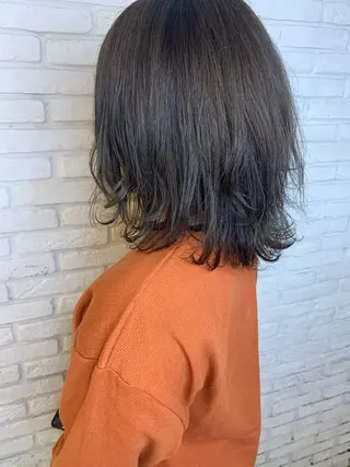 ミディアム 中川 湖稀のヘアスタイル