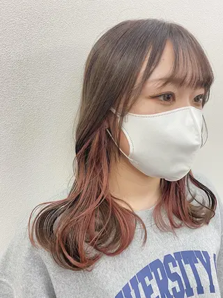 カラー osayaabei店所属・藤澤 夏実のヘアスタイル
