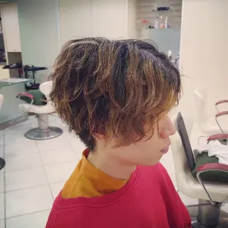 ショート ヘアアレンジ メンズ 🐺一ノ瀬 凌 / デザインウルフ🐺のヘアスタイル