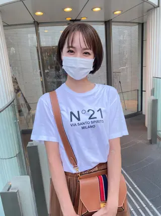 ミディアム Lolonois梅田 スタッフのヘアスタイル