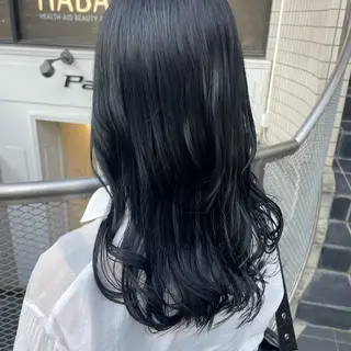 ロング カラー ParveMix 🩶🫧入江 香名のヘアスタイル