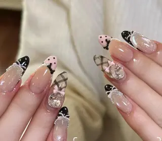 ネイル By moonネイル 🌷ワンホン/韓国風のネイルデザイン