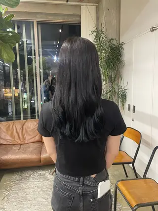 ロング 鈴木瑛里／ブロンド ベージュ／男女のヘアスタイル