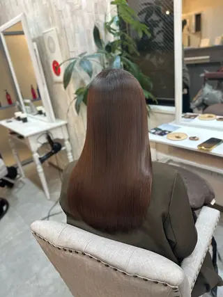 ロング 🖤ほのか/ツヤ髪 /髪質改善/縮毛矯正のヘアスタイル