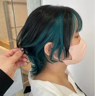 ミディアム カラー ✨似合わせ特化美容師 WILL上村 拳吾のヘアスタイル