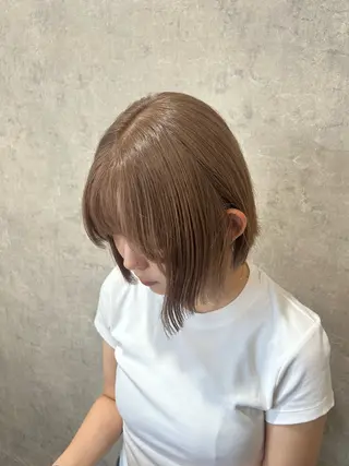 ショート 切りっぱなしボブ特化 美容師/杏実のヘアスタイル