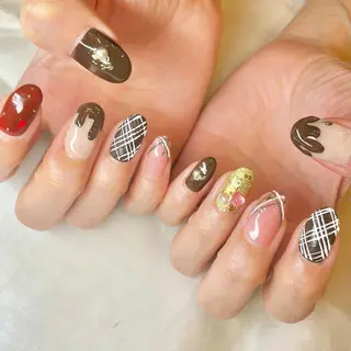 メンズ ネイル nail&eye Aoのマツエク・マツパデザイン