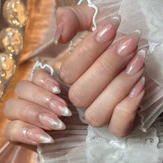 ネイル 23時まで❤︎韓国、 ワンホンネイルのネイルデザイン