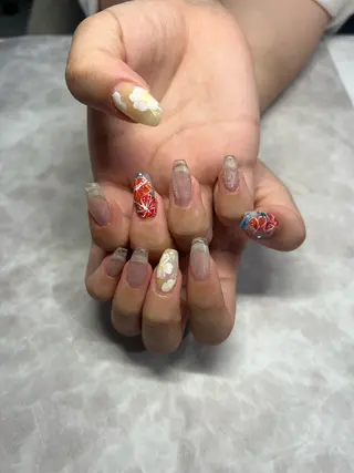 ネイル Rich to半田店所属・榊原 千莉のネイルデザイン