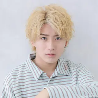 ショート カラー メンズ Mens salon ANDYのヘアスタイル