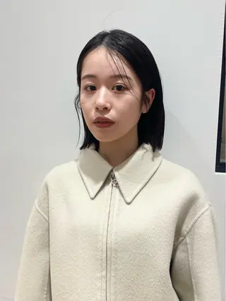 ミディアム ELLE salon サエのヘアスタイル