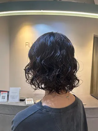 パーマ mahiro/暖色 カラー/カットモデルのヘアスタイル