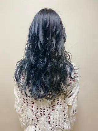 ロング カラー hair &eye LAWE.店長のヘアスタイル