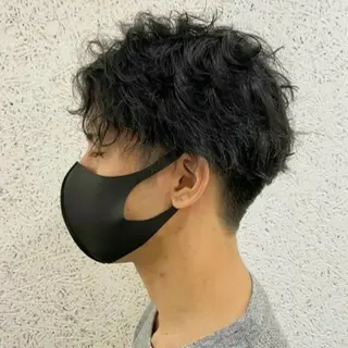 ショート カラー パーマ ヘアアレンジ メンズ かわい ゆうな 髪質改善/縮毛矯正のヘアスタイル