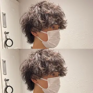 パーマ メンズ イケメン製造機 🔥上原沙羅🔥のヘアスタイル