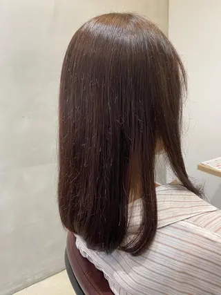 ミディアム カラー hair&eyelash Truth所属・名古屋市北区/黒川/ Truth上谷綾子のヘアスタイル