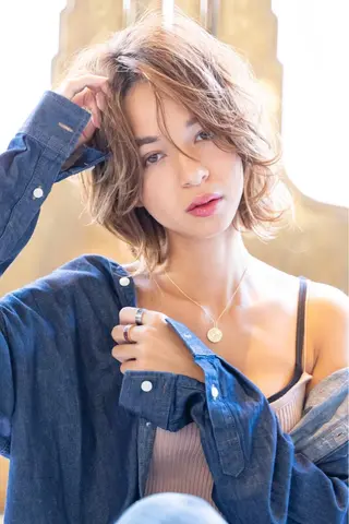 ミディアム カラー パーマ ヘアアレンジ メンズ キッズ ネイル マツエク・マツパ 韓国ヘア🫧 KAZUTOのヘアスタイル