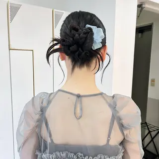 ヘアアレンジ マミ☁️ヘアセット/ お呼ばれヘア/銀座のヘアスタイル