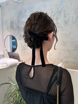 セミロング ヘアアレンジ karin🌛ボブ /オリーブベージュのヘアスタイル