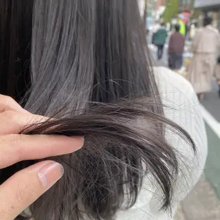 セミロング カラー シェアサロン salowin所属・✨ブリーチなし透明感 カラー🥇ユースケのヘアスタイル