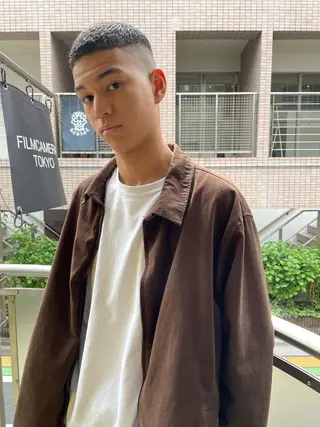 メンズ 🌈圧倒的デザイン パーマ 関和希のヘアスタイル