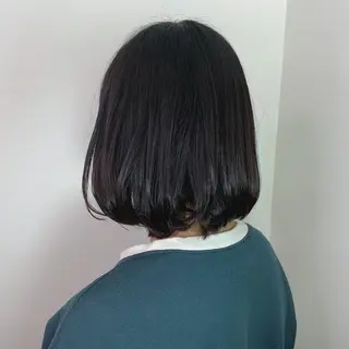 ミディアム ボブウルフ／ボブ Satsuki【名駅のヘアスタイル