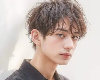 メンズ アイブロウ レディースカット ヒロヤのヘアスタイル