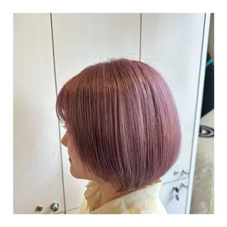 ショート カラー あべ ゆうかのヘアスタイル