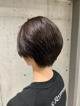 ショート カラー 傷ませないカラー・ ボブ・リクト💥のヘアスタイル