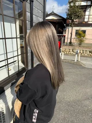 ロング 髪質改善⚡️カラー 🍀武久 誠🍀のヘアスタイル