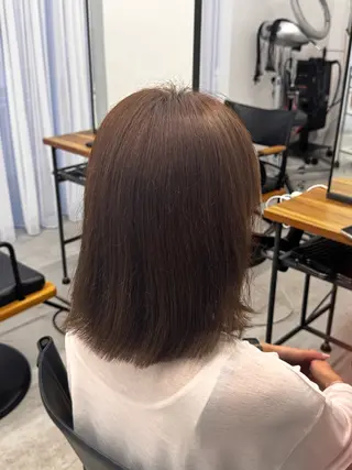 ミディアム カラー 山田 はるむのヘアスタイル