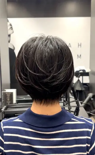 ショート HARUKI  MINATO Japan広島紙屋町店所属・hmj紙屋町店 脊戸智志のヘアスタイル